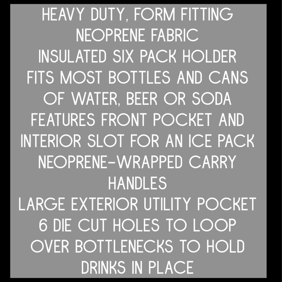 Philadelphia Eagles- Six Pack Beverage Carrier NWT - Picture 7 of 7